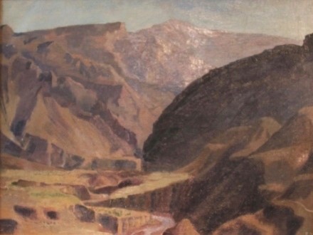 Зернова Е.С.Ущелье Гуниб,1935г.,холст,масло,63х83