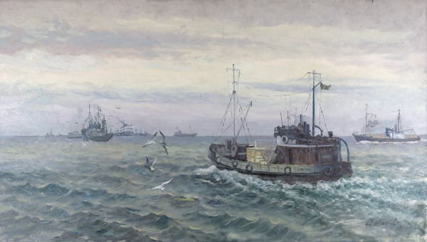 Флот каспийских рыбаков
